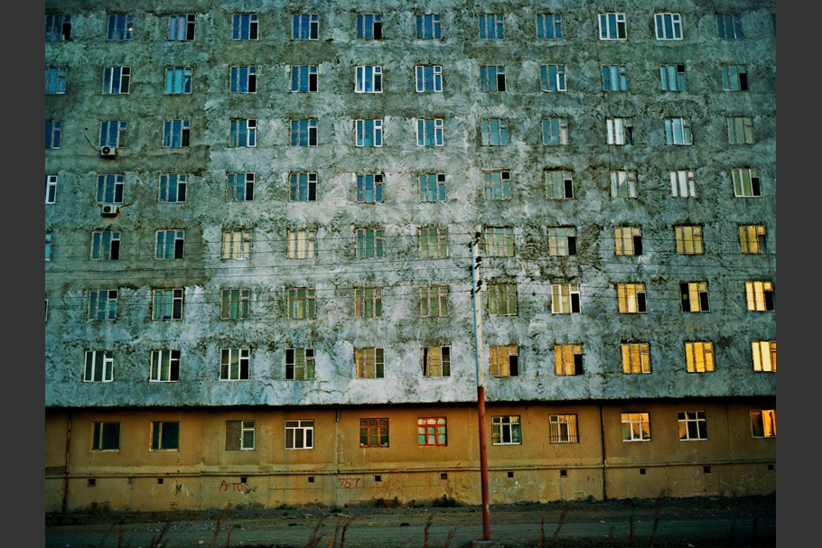 Wall full of windows.