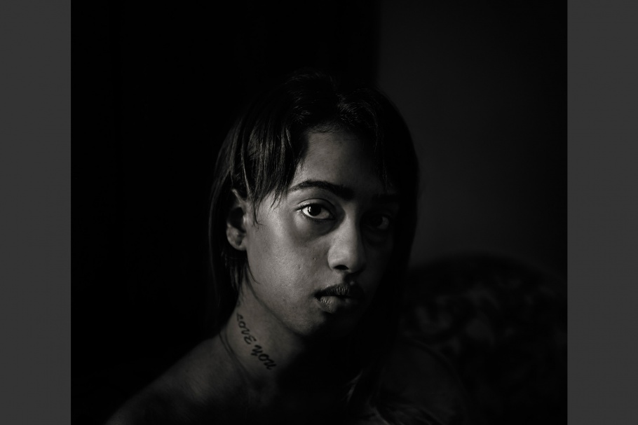 Portrait of a Bangladeshi hijra