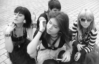 Group of teenage girls.